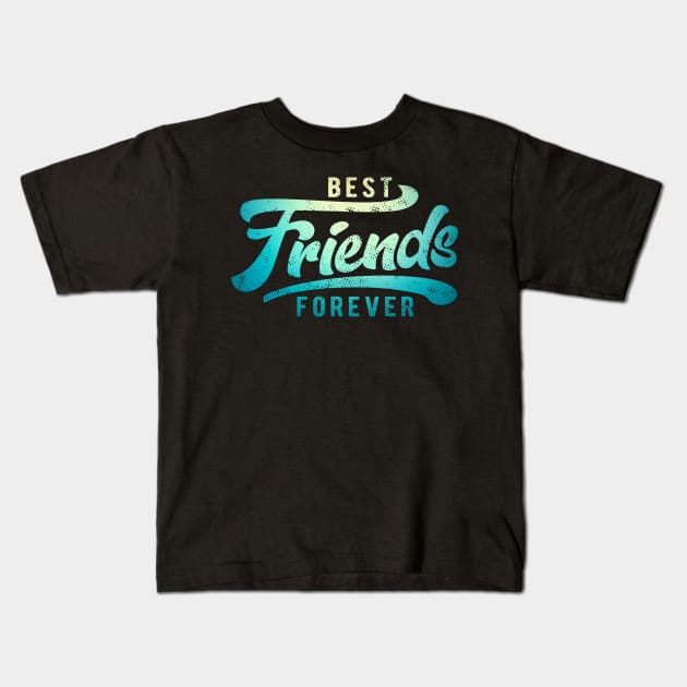 Best friends forever - BFF Best Friends Forever Kids T-Shirt by Panda Pope